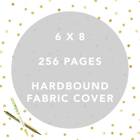 Graphique Self-Care Journal - Punch Today in the Face - 256 Pages - Weekly Quote & Daily Fill in Interiors - Hardbound Fabric Cover - Ribbon Marker (6" x 8") in Saudi Arabia