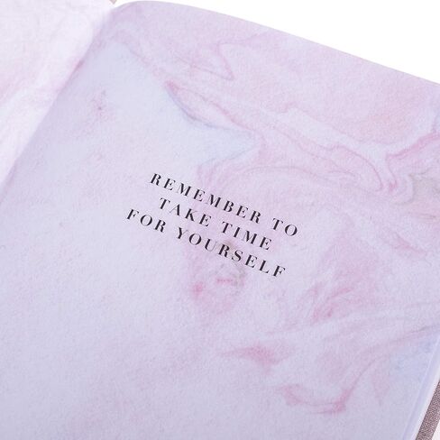 Graphique Self-Care Journal - Punch Today in the Face - 256 Pages - Weekly Quote & Daily Fill in Interiors - Hardbound Fabric Cover - Ribbon Marker (6" x 8") in Saudi Arabia
