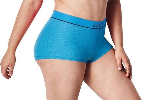 Hanes Women's Retro Rib Boyshort Underwear, 3-Pack in Saudi Arabia