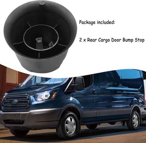 2Pcs Rear Cargo Door Bumper Magnet Bump Stop Cover Compatible with Ford Transit 150 250 350 2015-2019,Bumper Cover for BK3Z-16758-C, BK3Z16758C in Saudi Arabia