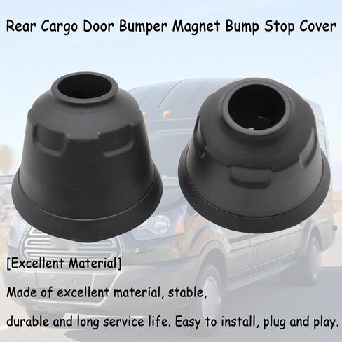 2Pcs Rear Cargo Door Bumper Magnet Bump Stop Cover Compatible with Ford Transit 150 250 350 2015-2019,Bumper Cover for BK3Z-16758-C, BK3Z16758C in Saudi Arabia