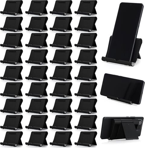 36 Pcs Cell Phone Stands Foldable Tablet Stand Mobile Cell Phone Stand Adjustable Multi Angle Tablet Holder Compatible with Phone 15 14 13 12 11 Pro Xs Xs Max XR 8, All Phones in Saudi Arabia