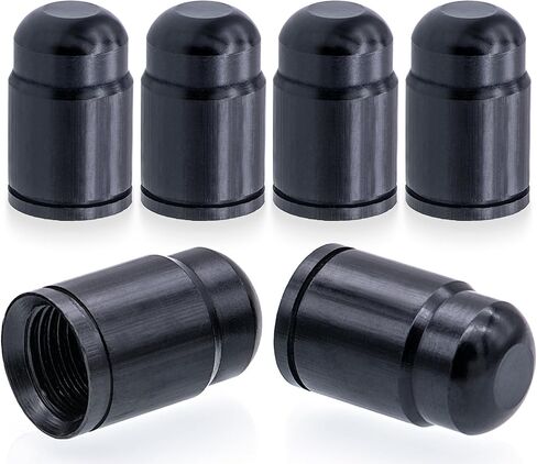 4PCS Car Tire Valve Stem Caps, Aluminum Alloy Wheel Valve Covers with Rubber O-Ring, Universal for Cars, SUVs, Bike, Bicycles,Trucks and Motorcycles (Purple) in Kuwait