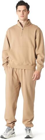 Mens Globe Premium Soft French Terry Cotton Sweatpants Loose Fit Unisex in Kuwait