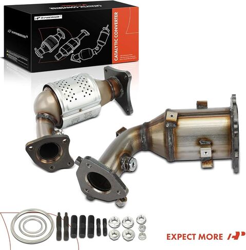 طقم المحول الحفاز الأمامي الأيمن A-Premium متوافق بشكل مباشر مع Nissan Altima 2002-2006، Maxima 2004-2008، Quest 2004-2006، 3.5L، متوافق مع EPA in Saudi Arabia