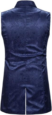Men's Victorian Steampunk Vintage Vest Gothic Medieval Tailcoat Costume in Saudi Arabia