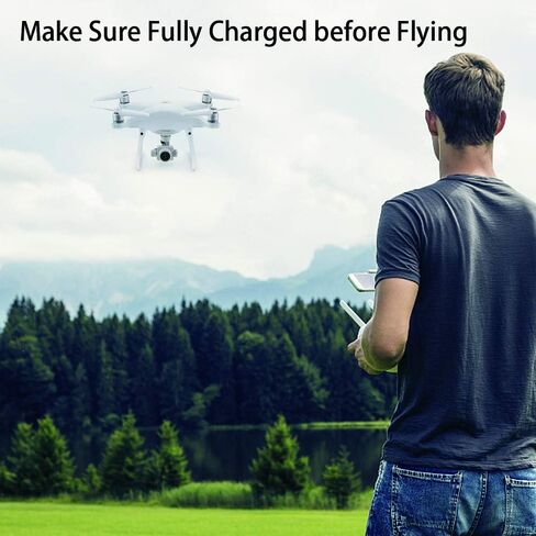 بطارية Homesuit Phantom 4، بطارية طائرة بدون طيار ذكية ذات سعة عالية 15.2 فولت 5870 مللي أمبير في الساعة، عبوتان لطائرة DJI Phantom 4 Series Drone، DJI Phantom 4، Phantom 4 Pro، Phantom 4 Pro V2.0، Phantom 4 Advanced in Saudi Arabia