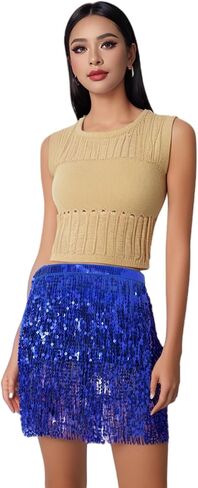 Belly Dance Hip Scarf Sequin Tassel Skirt and Heart Sunglasses Wrap Sparkly Rave Costume Performance Outfit for Women in Saudi Arabia
