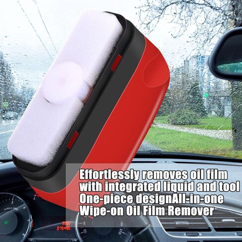 فرشاة تنظيف فيلم زيت السيارات، قطعتان من فرش لوحة تنظيف زجاج السيارة الأوتوماتيكية المقاومة للمطر والضباب قابلة لإعادة الاستخدام للزجاج الأمامي، فرشاة تنظيف فيلم زيت السيارات من قطعة واحدة لنوافذ السيارة in Kuwait