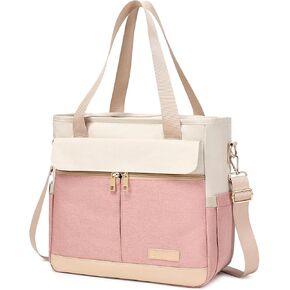 Utility Tote Bag for Women & Men, Multi-Pocket Crossbody Handbag with Shoulder Strap
