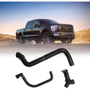 ‎DR3Z8566A CL3Z8260A BL3Z8C350A Engine Connector Hose T-Connector& Engine Heater Hose& Coolant Overflow Hose for 2011-2023 Ford F150 5.0L Mustang Upper Radiator Hose Y-Connector Lower Degas