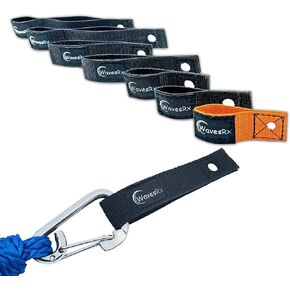 WavesRx Soft Loops Jet Ski Cleats (7PK) | Quick & Secure Anchor Points for Docking Bumpers & Fenders, Anchoring Line & Bungee Dock Rope | A Must-Have Accessory for Your WaveRunner, Seadoo & Other PWC