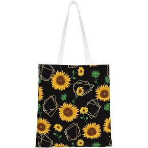 Rooster Chickens Canvas Bags Tote Bags,Large Women Casual Laptop Shoulder Bag Shopping Grocery Work Travel 15x16 Inch