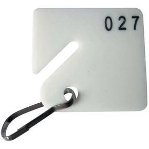 Key Tag Numbered 101 to 200, PK100