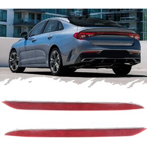 For 2021 2022 2023 Kia K5 Reflector Reflector Rear Bumper Tail Lights Housings Red Lens