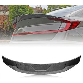 Trunk Spoiler Wing Compatible with 2020-2023 Hyundai Sonata Spoiler, Gloss Black Painted Rear Spoiler