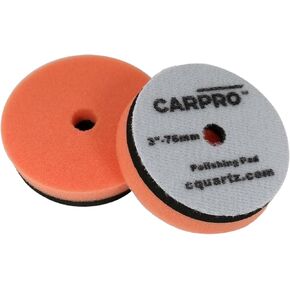 CARPRO Orange Polishing Pad - Car Polishing Pads for Buffing, Cutting, & Polishing, Foam Polishing Pad for Paint Correction - Hook and Loop Car Buffer Pads w/Tapered Edge - 5" (1 Pad)