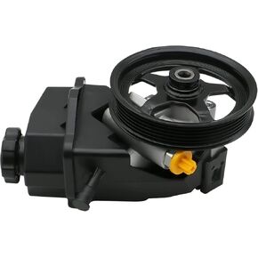 Chefull Power Steering Pump with Reservoir Pulley Assembly fit for 2006-2011 Chevrolet Impala 2006 2007 Chevy Monte Carlo 3.5L 3.9L V6, Power Assist Pump, 20-69989
