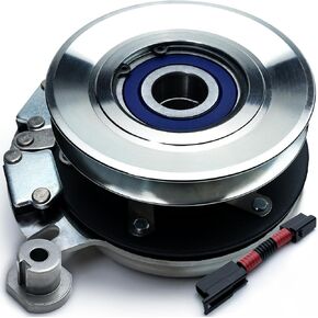 HD Switch SuperTorque 205 ftlbs (OEM 125) BigBearing Billet Pulley Blade PTO Clutch 605777 605777K 5219-191 fits Hustler Raptor Warner w/Diode & Larger Bearing Upgrade ZTR Lawn Mower