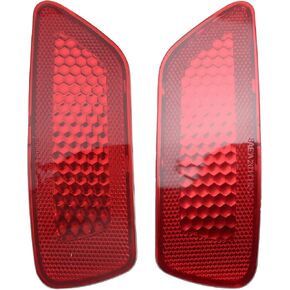 Pair Rear Bumper Reflector Light Fit for Jeep Grand Cherokee Compass for Dodge Journey, Replace 57010721AC, 57010720AC