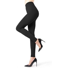 MeMoi Women's Fleece Lined Footless Winter Tights