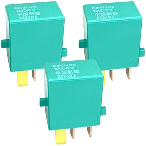3-Piece Set G8HN-H70 Relay 12VDC 4-Pin 20A Compatible for Some Honda Vehicles