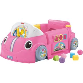 Fisher-Price Laugh & Learn Baby Activity Center, Crawl Around Car, Interactive Playset With Smart Stages For Infants & Toddlers, Blue [Amazon Exclusive]
