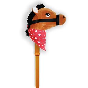 PonyLand Brown Horse Stick with Sound