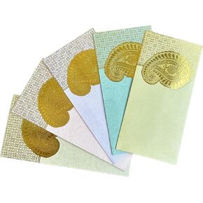 Decorative Envelopes Pack Of 50 - Multi Color Money Gift Envelopes For Cash, Fancy Envelopes Indian Money Envelope, Money Envelopes For Cash Gifts For Christmas, Diwali