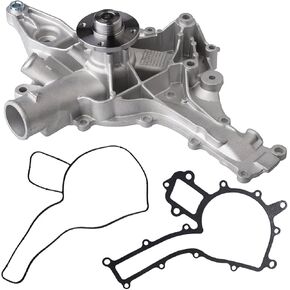 AW9379 Water Pump Kit w/Gasket (w/2 Hose Connections) Fit For 04-08 Ch-rysler Crossfire, Me-rcedes-benz C240 C320 CL500 CL500 CLK320 CLK430 CLK500 E320 E500 G500 ML320 ML350 S430 S500 SLK320