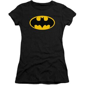 Popfunk Classic Batman Classic Logo Juniors Teen Girls T Shirt & Stickers