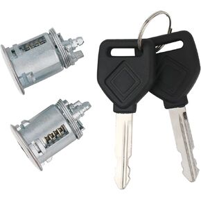 International Cab Door Lock Cylinder w/Keys for Left Driver & Right Passenger Door Handles Compatible with International Trucks Replaces 2506723C92 3606713C94 3546619C92