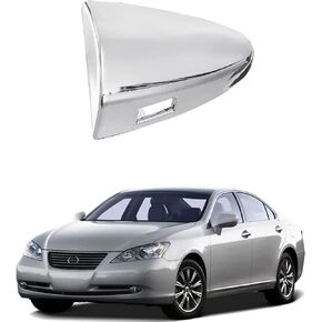 غطاء غطاء مقبض الباب GLEEXMAX متوافق مع Lexus ES350 2007-2012 LS460 2007-2017 LS600hl 2008-2016 استبدال 69218-33010 مطلي بالكروم جانب السائق الأمامي الخارجي فتحة المفتاح