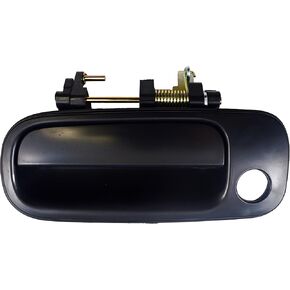 PT Auto Warehouse TO-3176S-FL - Outside Exterior Outer Door Handle, Smooth Black - Driver Side Front