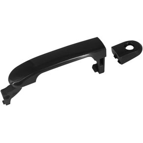 Door Handle with Keyhole Fits for 2007-2011 Nissan Versa 2007-2012 Tiida 82641EL12A N1310130 Front Left Driver Side xterior Door Handle (Silvery)