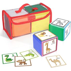 Godery DIY Education Playing Game Dice, Pocket Cubes for Teaching - Set of 4