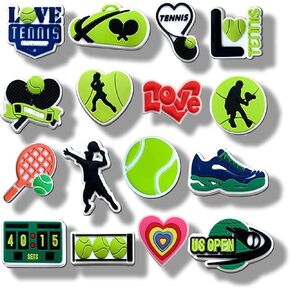 16 Pcs Tennis Shoe Charms, Shoe Decoration Party Gifts For Boys Girls Kids, Women.
