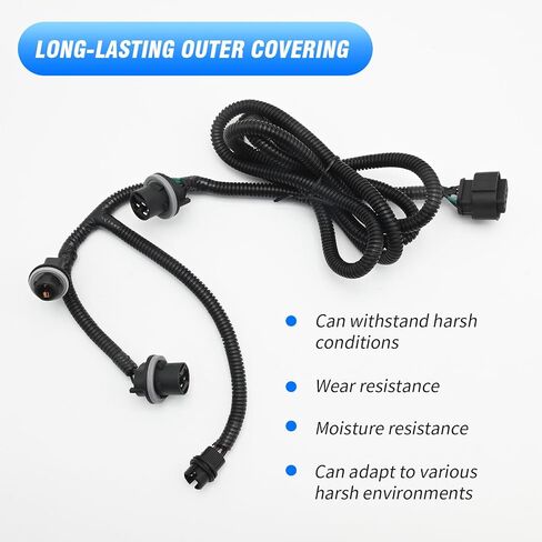 22869171 Passenger Right Side Tail Lamp Wiring Harness, Replacement for GMC Sierra 1500 Base/SLE/SLT 2014-2015, 2500 HD Base/SLE/SLT 2015, 3500 HD Base/SLE/SLT 2015 in Saudi Arabia