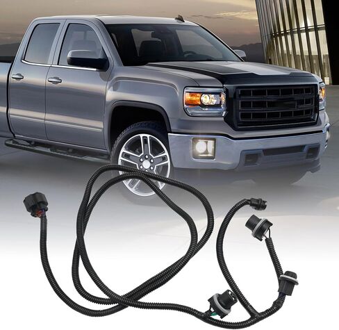 22869171 Passenger Right Side Tail Lamp Wiring Harness, Replacement for GMC Sierra 1500 Base/SLE/SLT 2014-2015, 2500 HD Base/SLE/SLT 2015, 3500 HD Base/SLE/SLT 2015 in Saudi Arabia