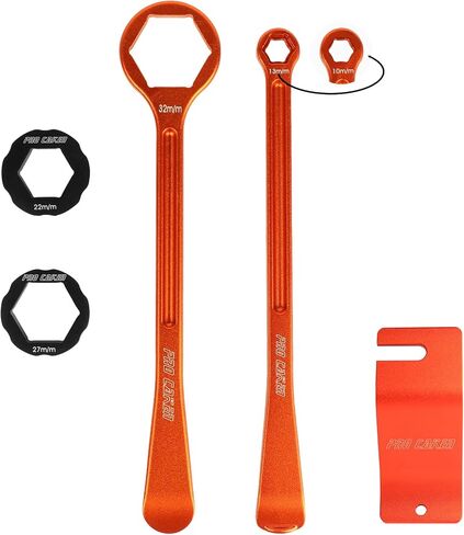 PRO CAKEN 10MM/0.39'' 13MM/0.51'' 22MM/0.87'' 27MM/1.06'' 32MM/1.26''Tire Iron Lever Tool Spoon Motorcycle Tire Change Kit Wrench Set Bead Buddy Kit Tire Repair Tool for European Bike XC SX XC EXCF in Saudi Arabia