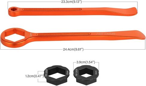 PRO CAKEN 10MM/0.39'' 13MM/0.51'' 22MM/0.87'' 27MM/1.06'' 32MM/1.26''Tire Iron Lever Tool Spoon Motorcycle Tire Change Kit Wrench Set Bead Buddy Kit Tire Repair Tool for European Bike XC SX XC EXCF in Saudi Arabia