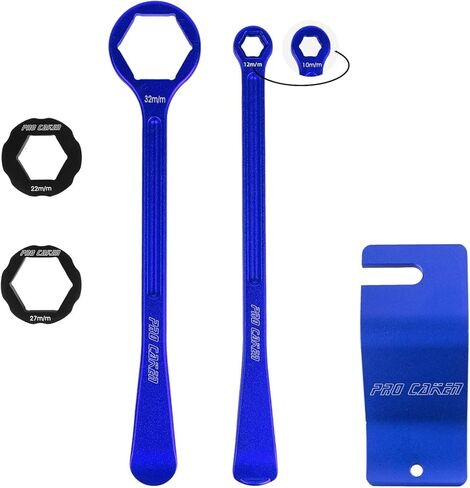 PRO CAKEN 10MM/0.39'' 13MM/0.51'' 22MM/0.87'' 27MM/1.06'' 32MM/1.26''Tire Iron Lever Tool Spoon Motorcycle Tire Change Kit Wrench Set Bead Buddy Kit Tire Repair Tool for European Bike XC SX XC EXCF in Kuwait