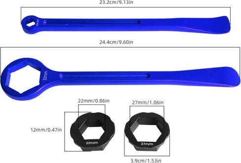 PRO CAKEN 10MM/0.39'' 13MM/0.51'' 22MM/0.87'' 27MM/1.06'' 32MM/1.26''Tire Iron Lever Tool Spoon Motorcycle Tire Change Kit Wrench Set Bead Buddy Kit Tire Repair Tool for European Bike XC SX XC EXCF in Kuwait