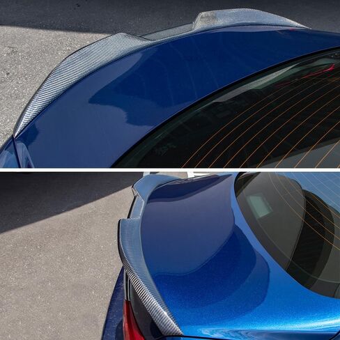 AeroBon Real Carbon Fiber Trunk Spoiler Compatible with 2021-2024 BMW 4 Series G22 Coupe and M4 G82 Coupe Spoiler (H Style) in Kuwait