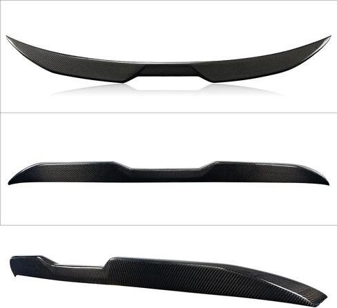 AeroBon Real Carbon Fiber Trunk Spoiler Compatible with 2021-2024 BMW 4 Series G22 Coupe and M4 G82 Coupe Spoiler (H Style) in Kuwait