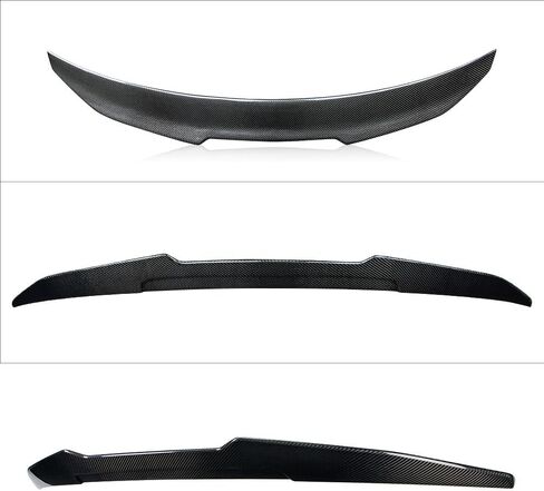 AeroBon Real Carbon Fiber Trunk Spoiler Compatible with 2021-2024 BMW 4 Series G22 Coupe and M4 G82 Coupe Spoiler (H Style) in Kuwait