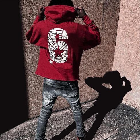 Amiblvowa Y2K Hoodie Men Women Spider Letter Graphic Hoodies Vintage Aesthetic Grunge Sweatshirt Pullover Harajuku Jacket in Saudi Arabia