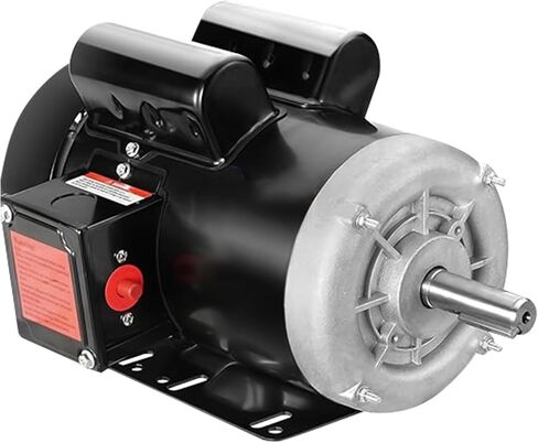 ATO 1 hp (0.75 kW) Air Compressor Motor, 115/ 230V, 5/8" Shaft Low Noise Air Compressor Electric Motor CW/CCW Rotation,for Air Compressor General Equipment in Kuwait