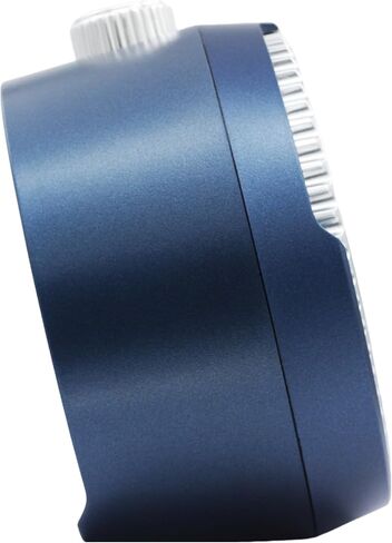 Seiko Mai Modern Non Ticking Bedroom Alarm Clock, 4 Inch, Metallic Blue/Red in Kuwait