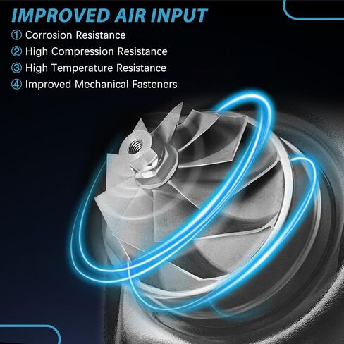 شاحن توربيني متوافق مع Honda Accord 6A0-F4-T/C 2018 2019 2020 2021 2022 2023، EX/LX/SE/Sport/Touring، مجموعة شاحن توربيني صغير 1.5L L4، استبدال 000204-0044,180810528E in Kuwait